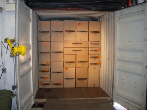 A LOADED CONTAINER